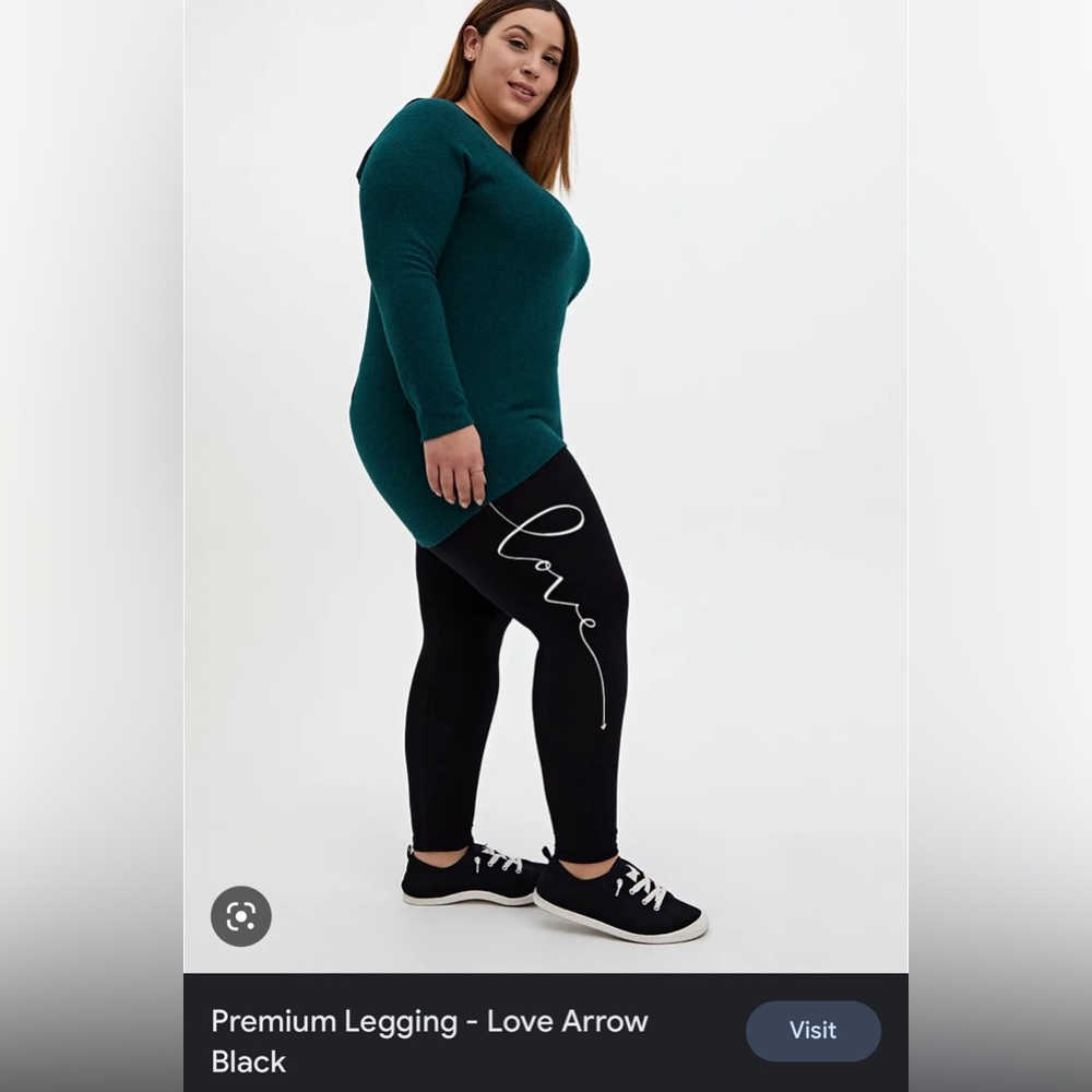 Torrid, LOVE leggings, black, size 2X